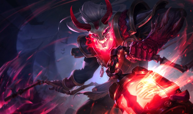 
Thresh rất mạnh khi lên level 2 trước đối thủ
