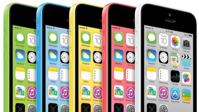  iPhone 5C. 