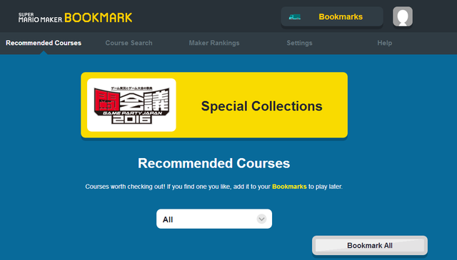 
Trang web của Mario Maker chỉ cho phép game thủ đánh dấu từng màn chơi và xem thứ hạng.
