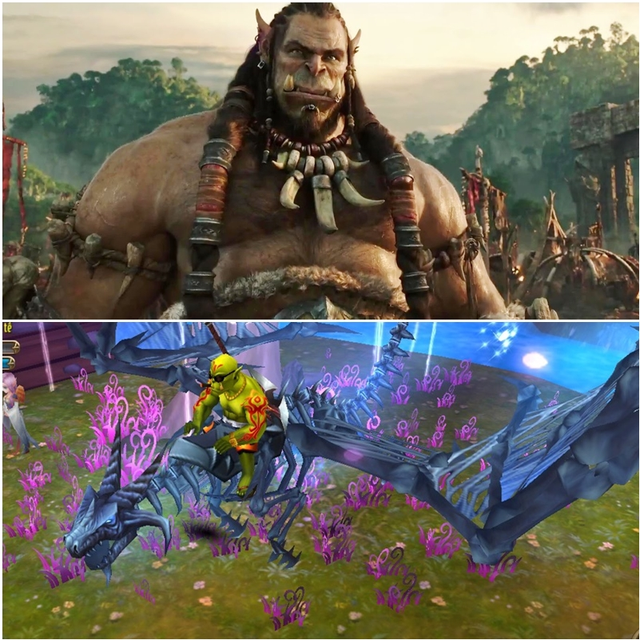 
Cả 2 sản phẩm này đều lấy cảm hứng từ thế giới Warcraft
