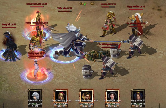 Võ thần Triệu Tử Long xuất hiện trong Soái Vương - webgame đa phong cách