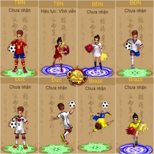 
Game kiếm hiệp xuất hiện cả… cầu thủ bóng đá
