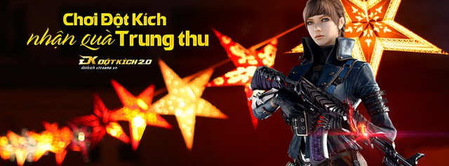 
Tết Trung Thu mang đến nhiều sự kiện tặng quà miễn phí của Đột Kích cho game thủ
