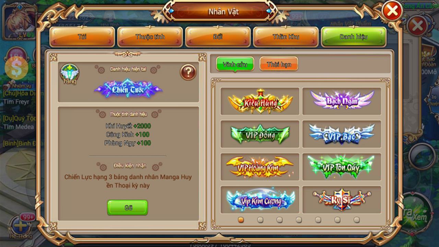 
Một số tôn hiệu của game
