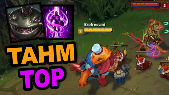 
Tahm Kench đi top giờ khỏi cần bàn.
