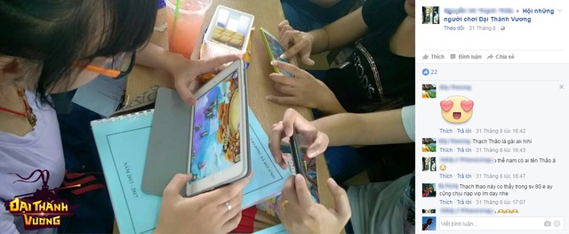 Hình ảnh các bạn nữ sinh viên Offline game ngay trong lớp học gây sốt Group Đại Thánh Vương