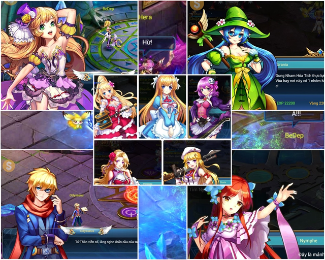 
Một số nhân vật trong game
