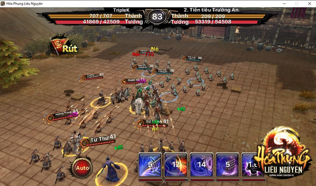 
Trận chiến giữa Quan Vũ và Nhan Lương được tái hiện trong game Hỏa Phụng Liêu Nguyên

