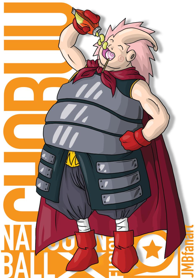 Chobuu (Fat Buu and Chouji Fusion)
