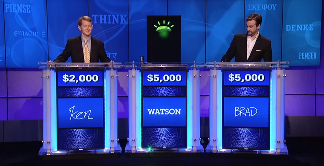  Siêu máy tính Watson chơi trong game show Jeopardy 