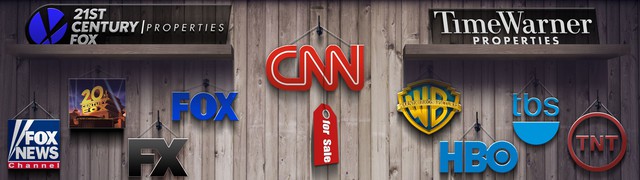  ;Time Warner đang sở hữu những kênh truyền hình nổi tiếng như CNN, TNT, TBS, NBA TV, Cartoon Network, HBO, cũng như Warner Bros 