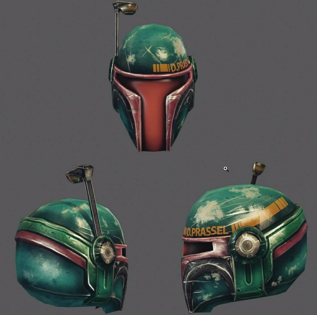 
Còn đây có vẻ như là mũ của gã thợ săn tiền thưởng Boba Fett?
