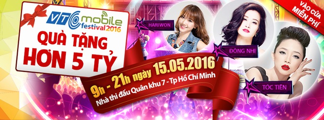 
VTC Mobile Festival quy tụ dàn sao cực hot
