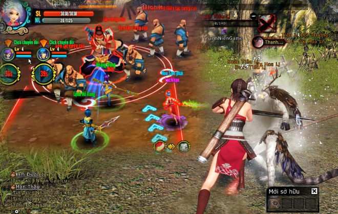 
Kiếm Khách Truyện cũng cho phép game thủ thi triển Khinh công chiến giống như Đao Kiếm 2.
