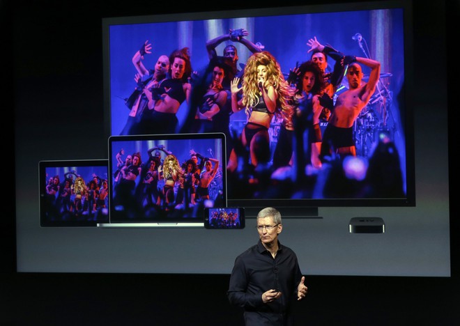 Tim Cook giới thiệu Apple TV năm 2014 