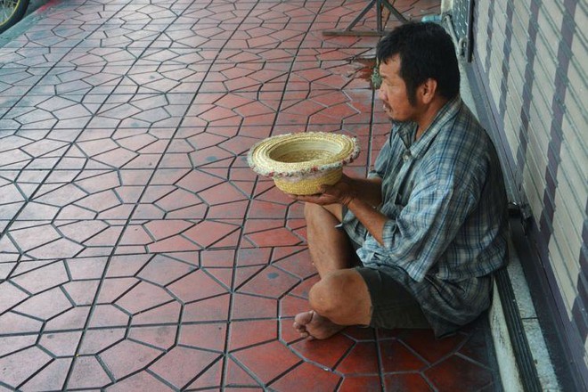 Một người ăn xin ở Trung Quốc (ảnh minh họa)