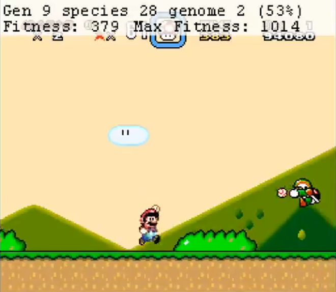  AI vẫn đang nỗ lực điều khiển Mario vượt qua chú rùa này 
