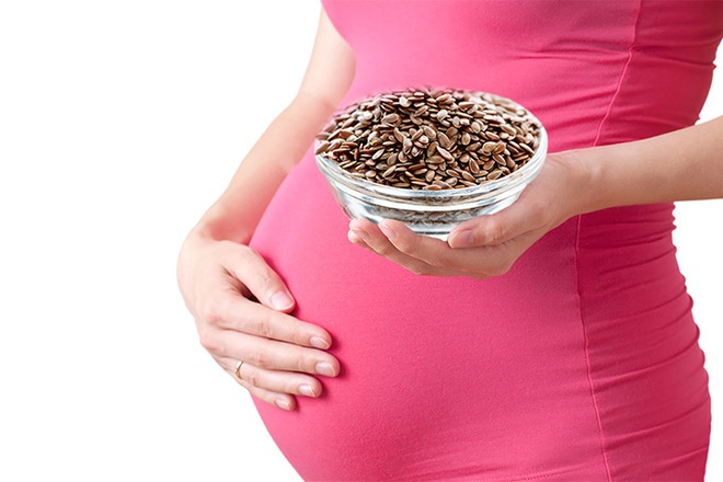  Phụ nữ mang thai không nên ăn quá nhiều hạt lanh 