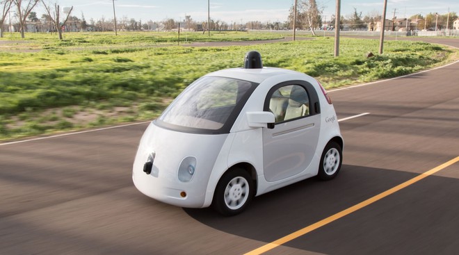  Xe tự hành của Google sẽ được...dán keo? 