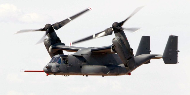  Chiếc trực thăng động cơ xoay V22 Osprey. 