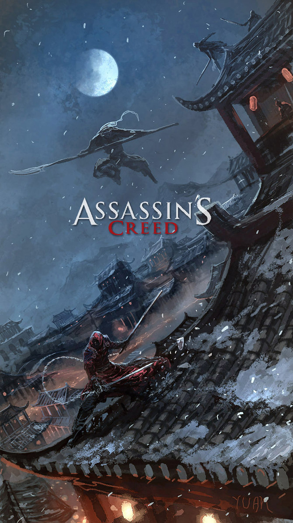 Tranh vẽ Assassin's Creed phong cách kiếm hiệp 2
