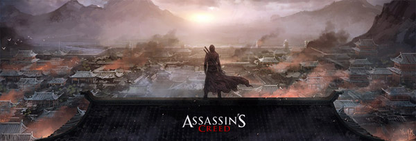 Tranh vẽ Assassin's Creed phong cách kiếm hiệp 3