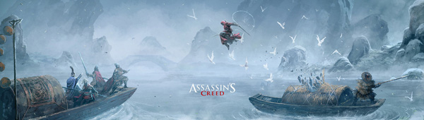 Tranh vẽ Assassin's Creed phong cách kiếm hiệp 4