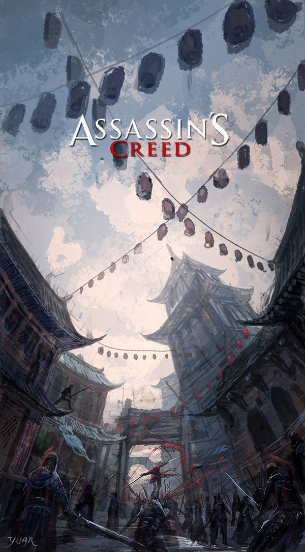 Tranh vẽ Assassin's Creed phong cách kiếm hiệp 5