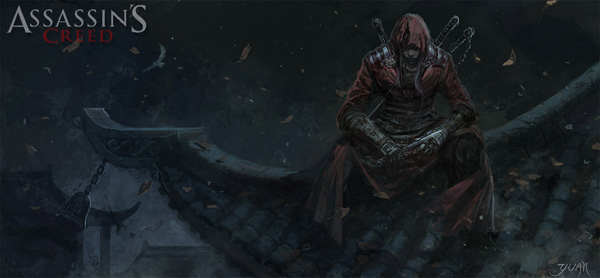 Tranh vẽ Assassin's Creed phong cách kiếm hiệp 7