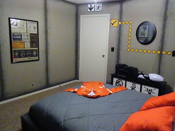 Phòng ngủ độc đáo của nữ gamer mê Portal 6