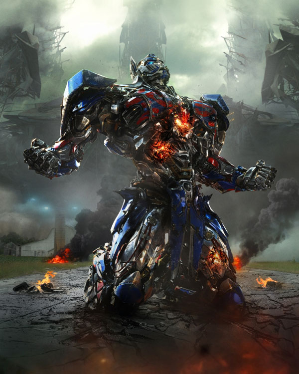 Optimus gào thét trong hình ảnh mới của Transformers - Age of Extinction 1