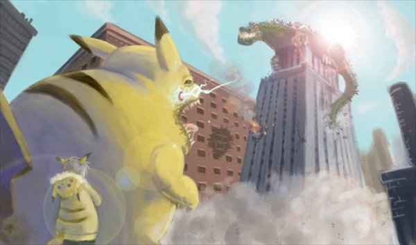 Bộ ảnh chế hài hước về Godzilla vs Cả thế giới 4