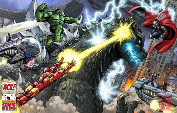 Bộ ảnh chế hài hước về Godzilla vs Cả thế giới 5