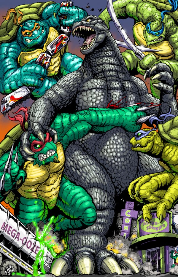 Bộ ảnh chế hài hước về Godzilla vs Cả thế giới 13