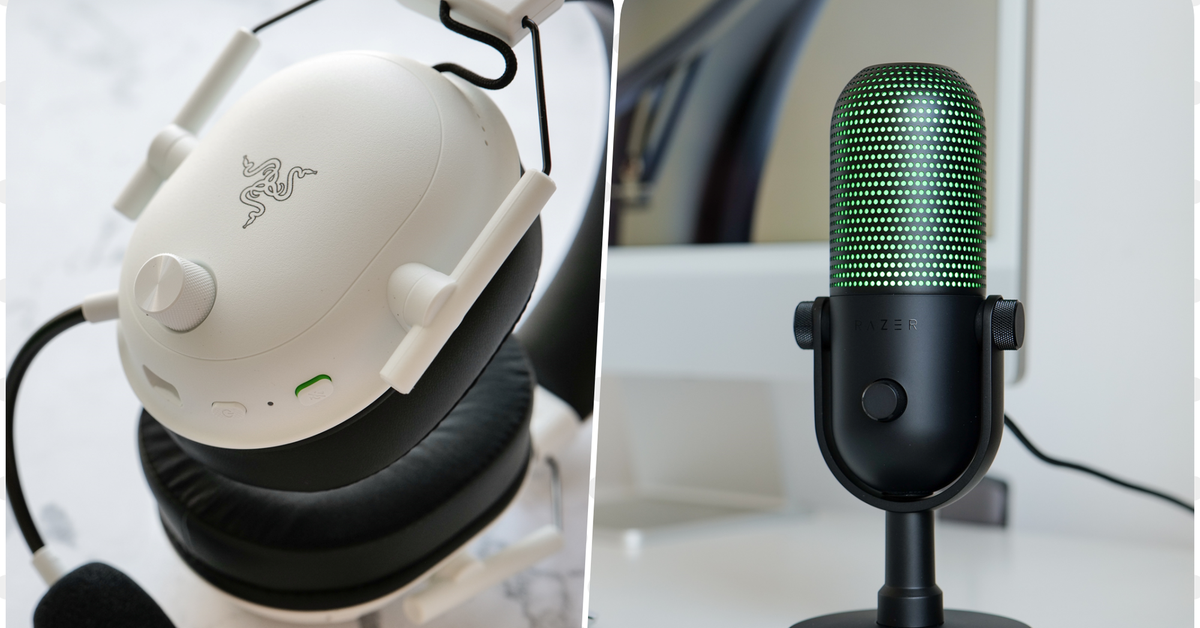 'Đập hộp' bộ đôi tai nghe Razer BlackShark V2 Hyperspeed và microphone ...