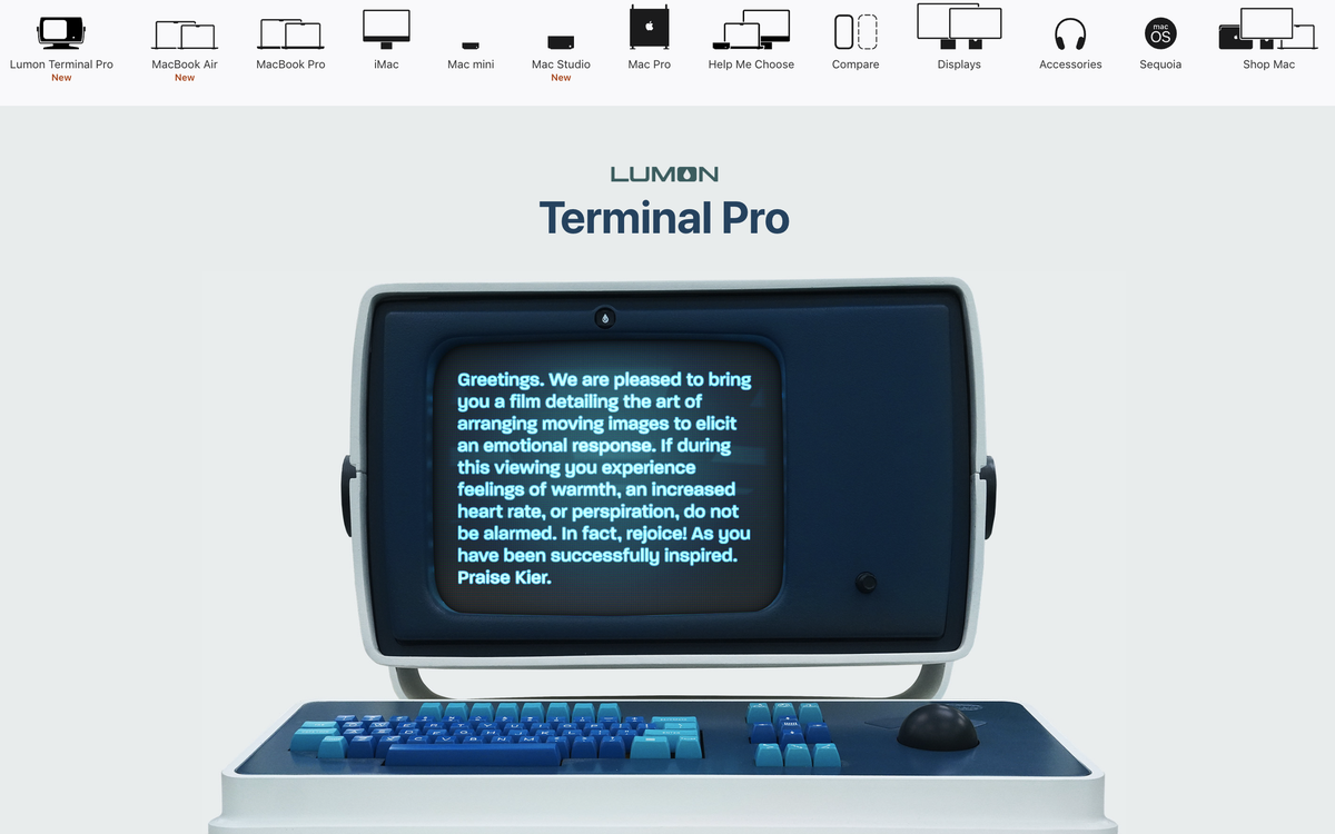 Apple ra mắt “Lumon Terminal Pro”