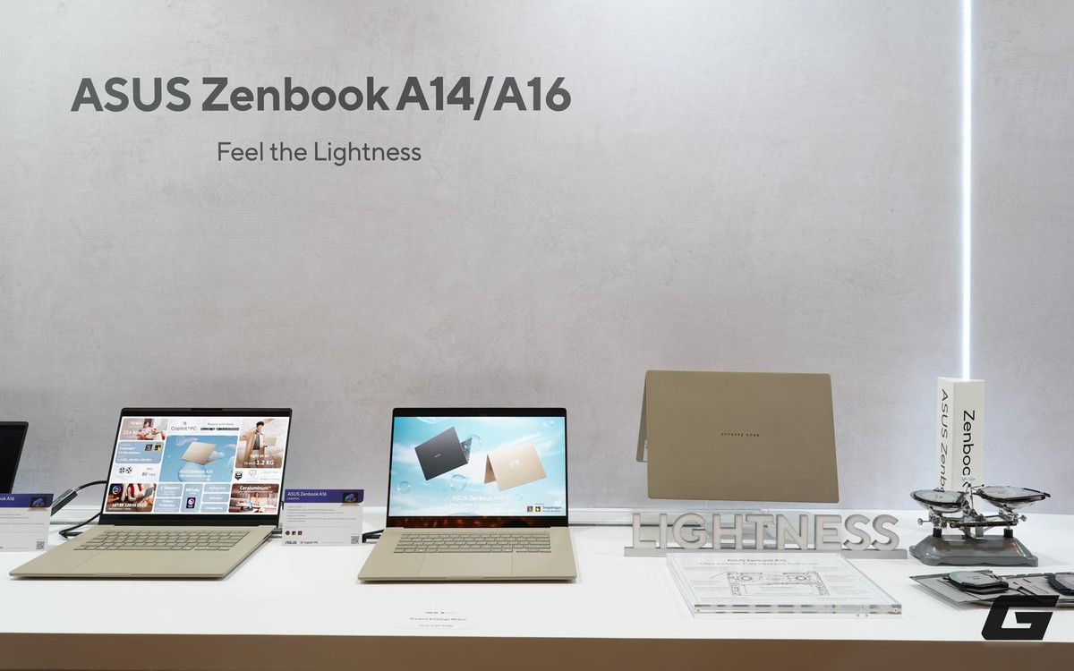 ASUS phủ kín laptop AI tại CES 2026
