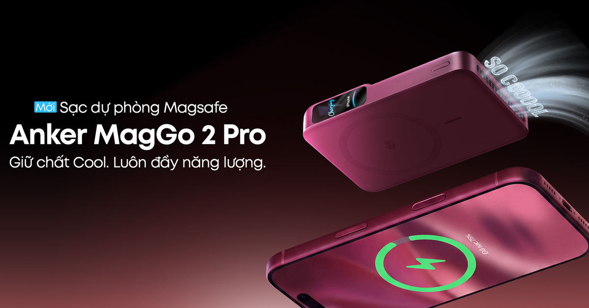 Anker MagGo Power Bank 2 Pro ra mắt tại Việt Nam, sạc không dây 25W và khả năng luôn giữ nhiệt ở 36 độ C