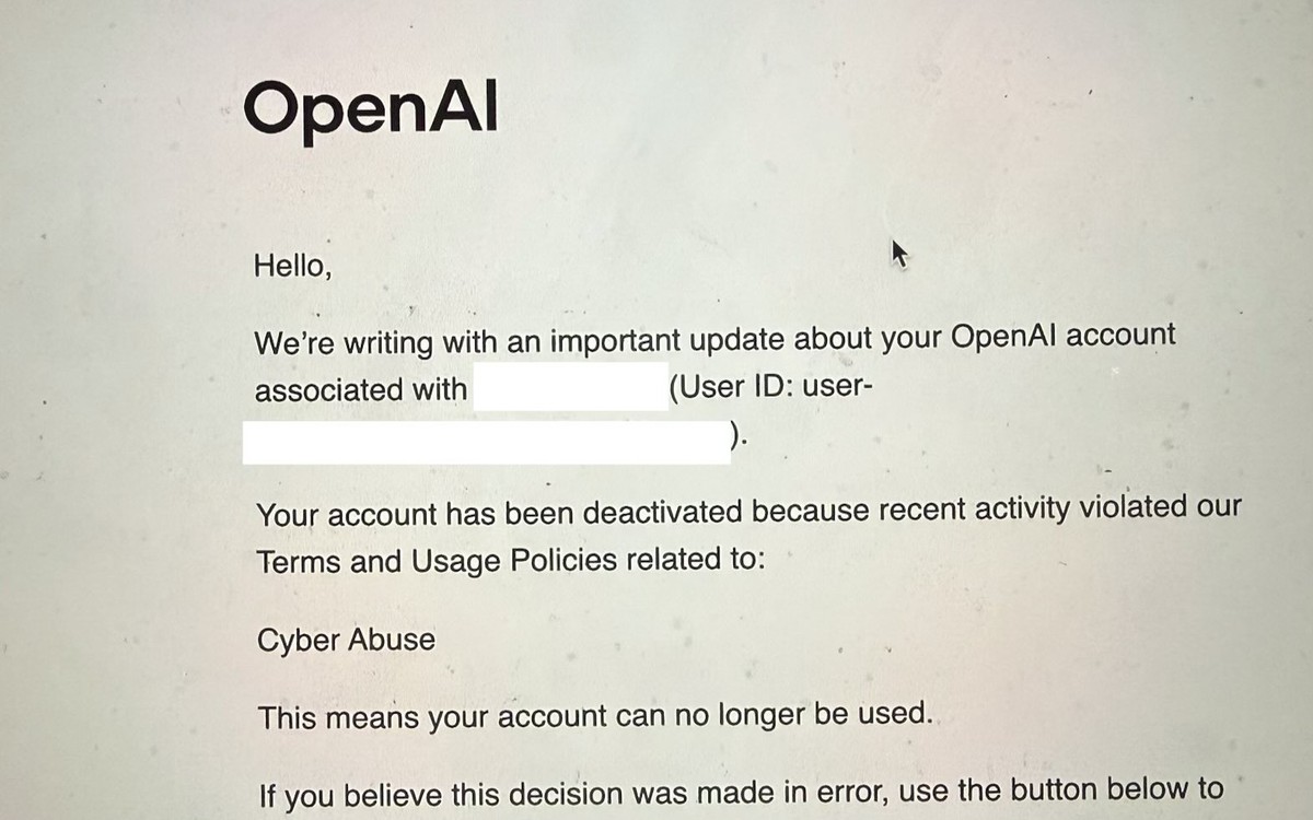 Chuyên gia bảo mật bị OpenAI khóa tài khoản "oan" chỉ vì làm việc này