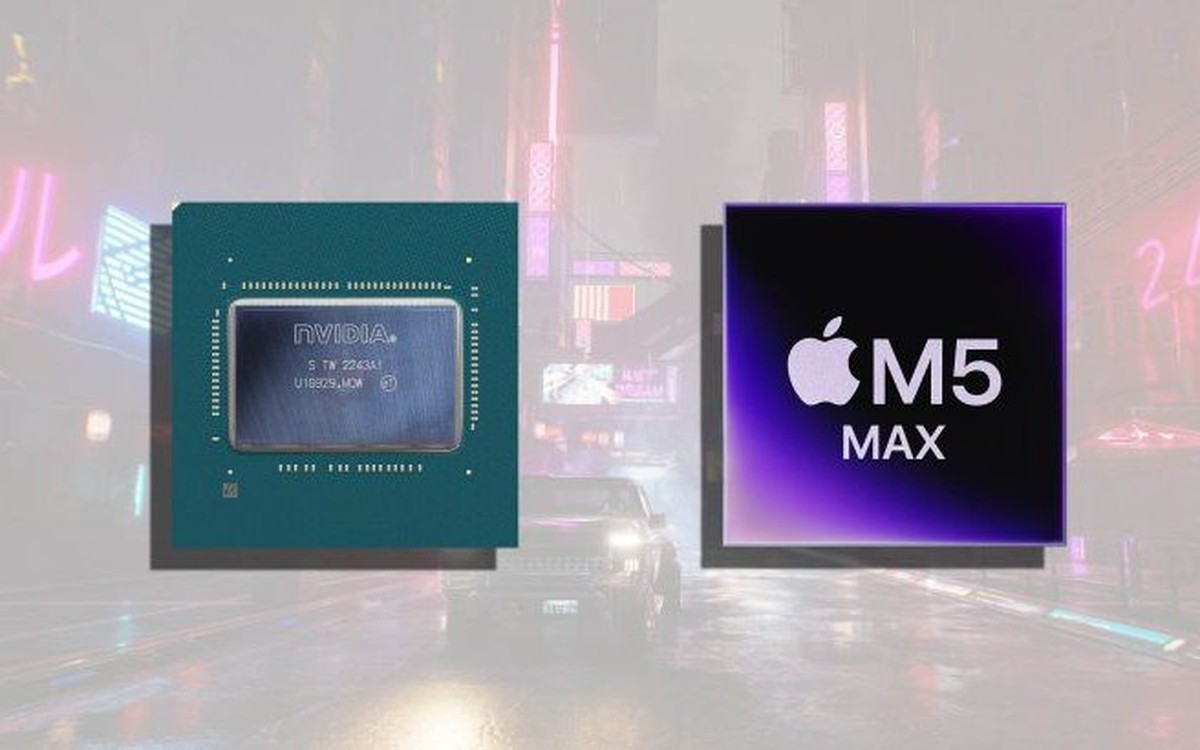 MacBook Pro M5 Max thể hiện sức mạnh chơi game, tiệm cận RTX 5080 khi không cắm sạc