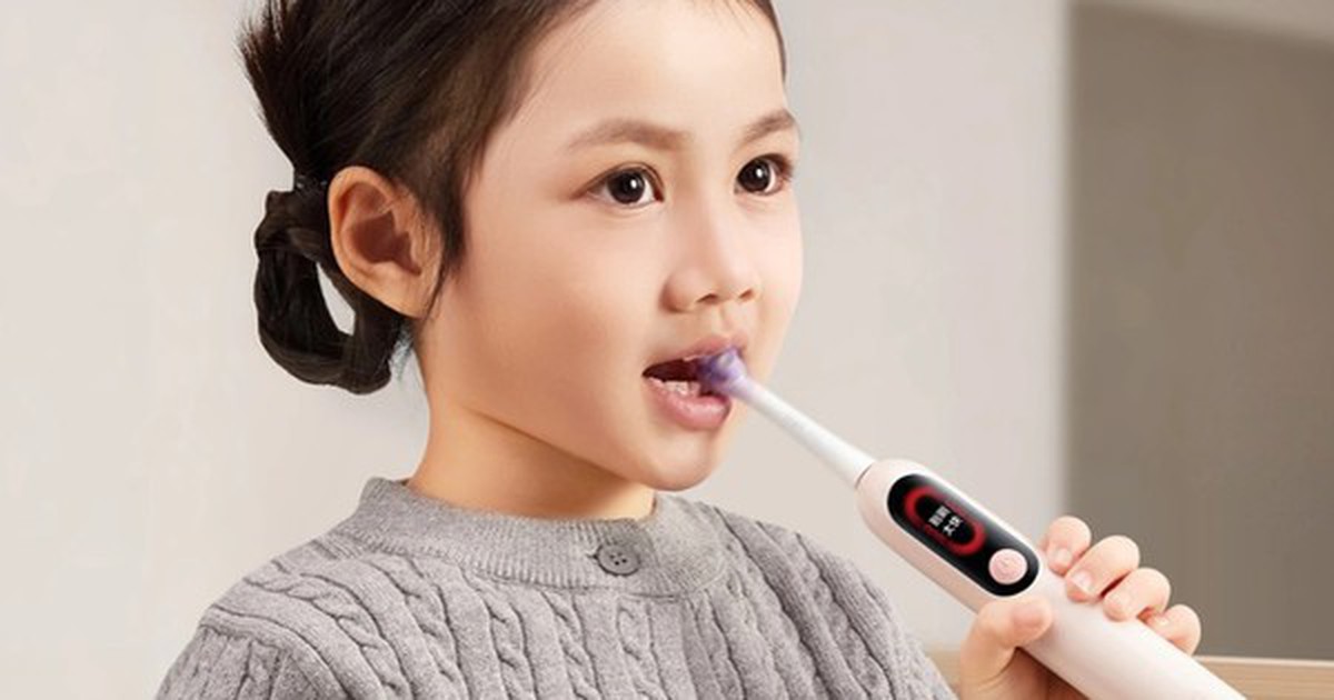 Xiaomi ra mắt bàn chải điện thông minh Mijia Kids Pro: Màn hình màu, AI hướng dẫn bé đánh răng