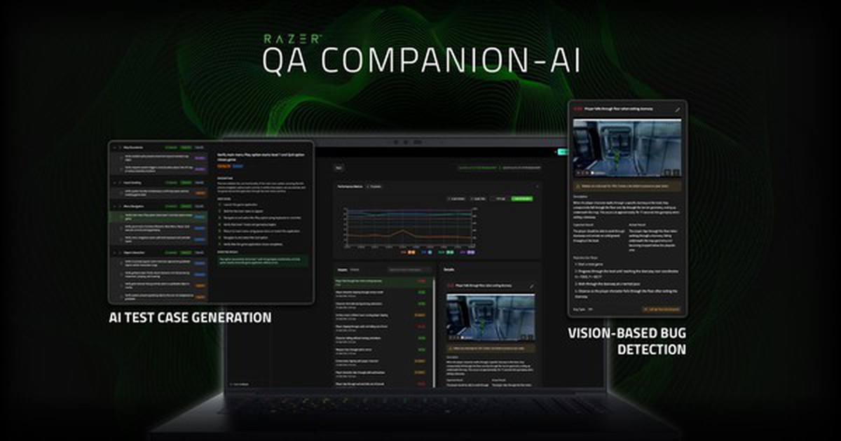 Razer hé lộ tương lai game với trợ lý AI đa năng và công cụ kiểm thử tự động tại GDC 2026