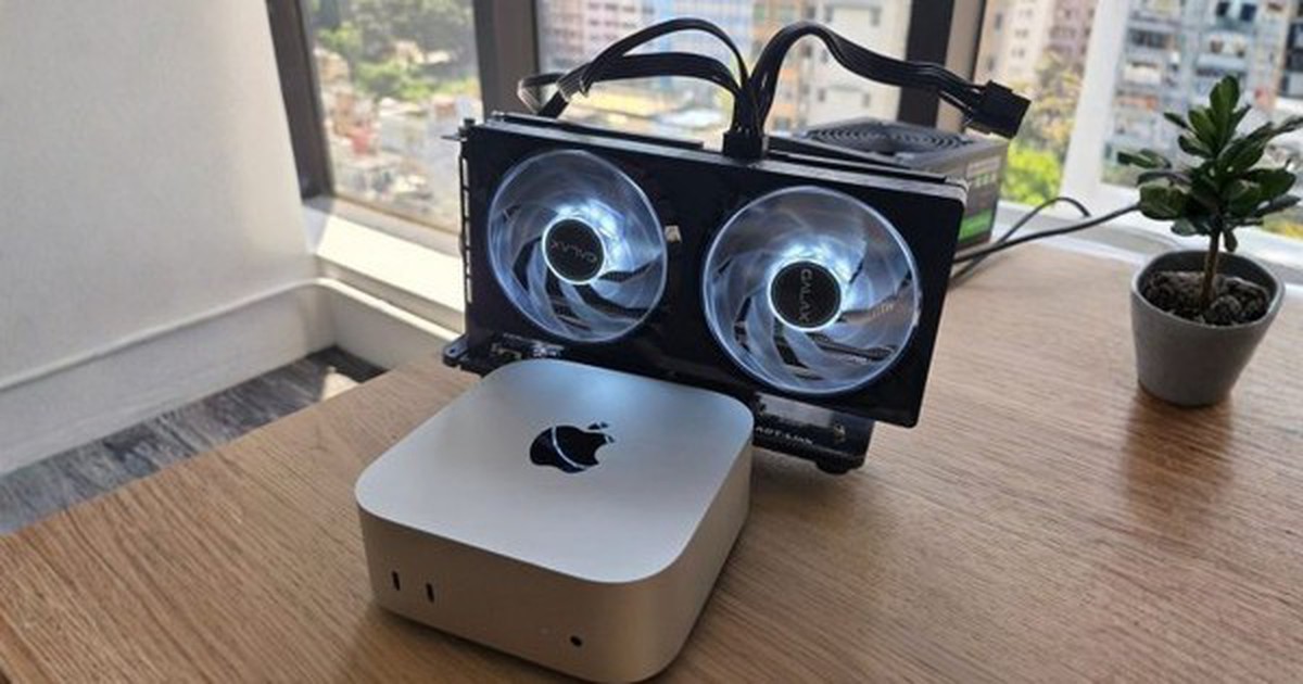 "Độ" Mac Mini dùng GPU GeForce RTX 5060