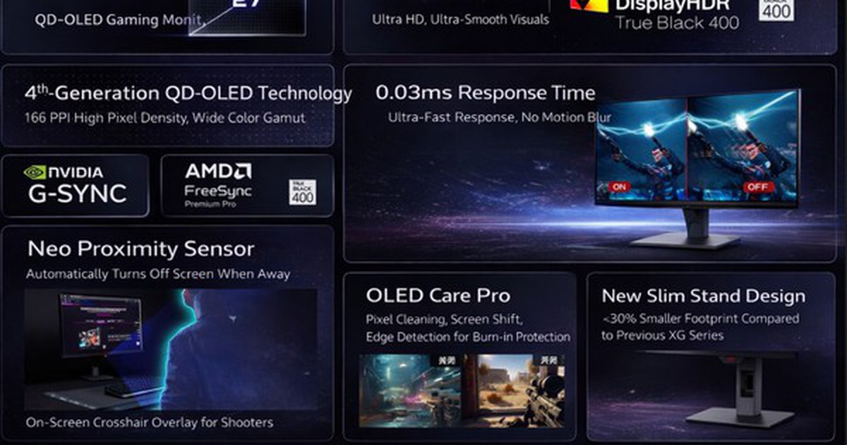 ASUS ra mắt màn hình QD-OLED 4K 240Hz, giá gần 19 triệu đồng