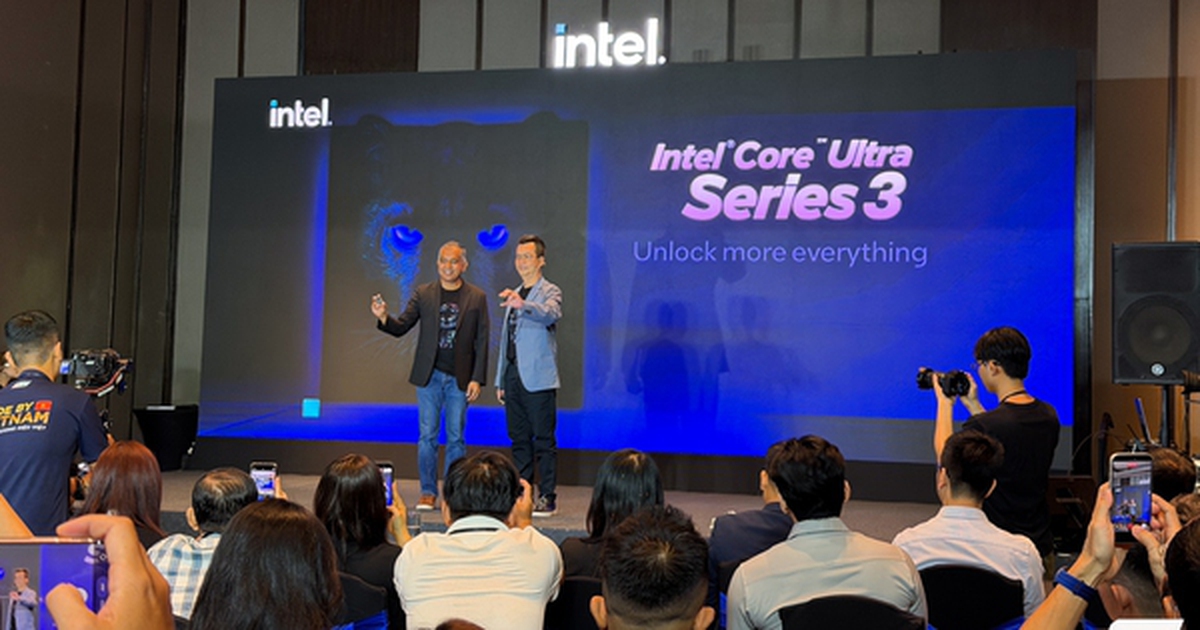 Intel đưa Core Ultra Series 3 "Panther Lake" về Việt Nam: Tiến trình 18A, chiến game AAA, NPU 50 TOPS và pin 27 tiếng