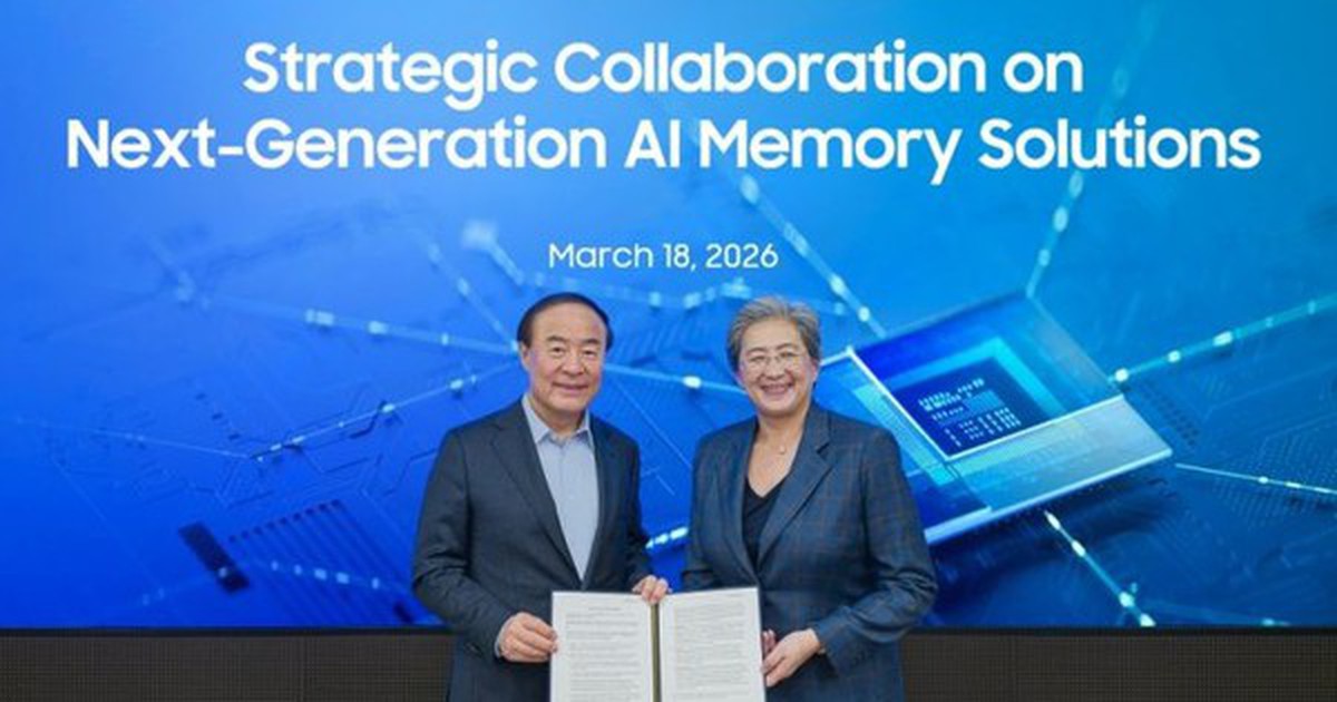 AMD đạt thỏa thuận với Samsung về nguồn cung HBM4 cho Instinct MI455X, tiếp tục hợp tác sản xuất chip AI
