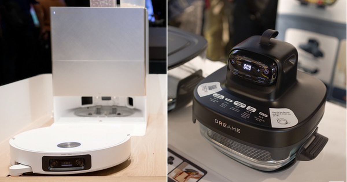 Nồi chiên không dầu của Dreame và robot X60 Ultra siêu mỏng, lực hút 36.000Pa chính thức ra mắt người dùng Việt