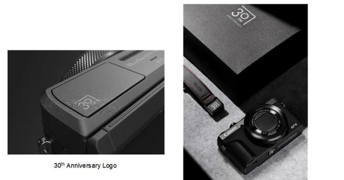 Canon chuẩn bị phát hành phiên bản kỷ niệm 30 năm PowerShot G7 X Mark III với thiết kế mới