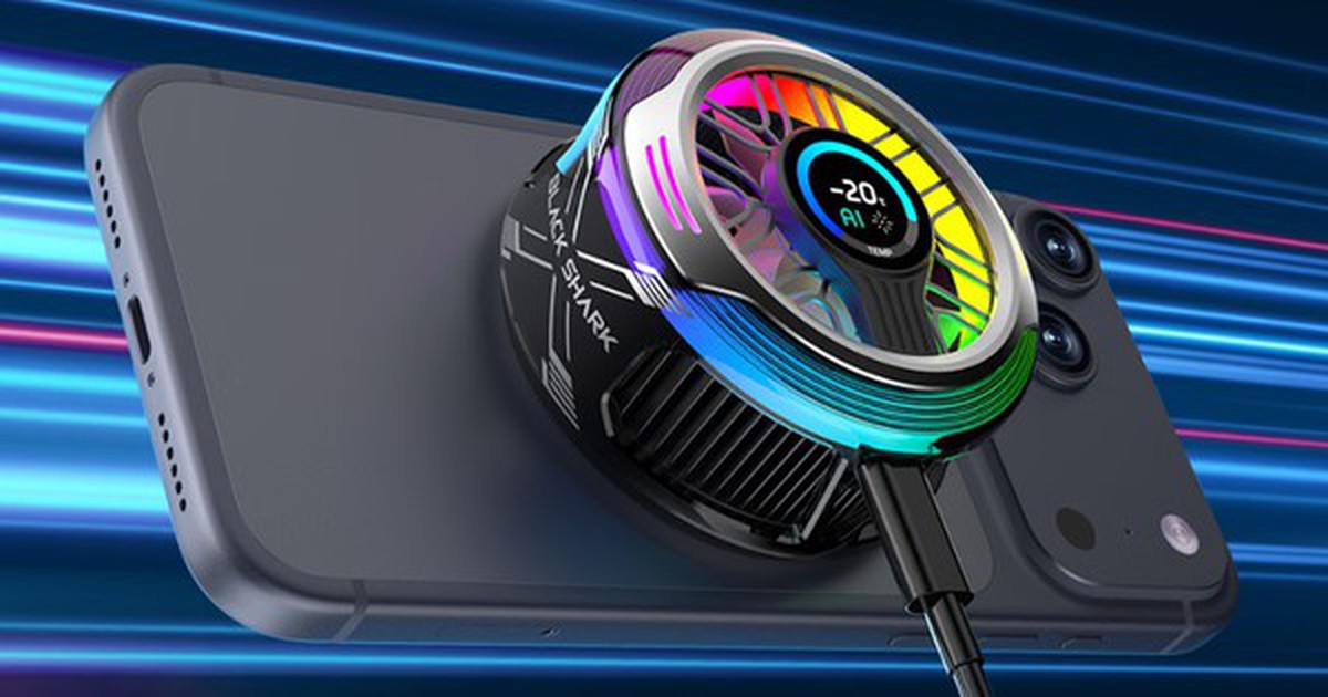 Tản nhiệt kẹp lưng Black Shark 6 Pro Magnetic Edition có thể hạ nhiệt độ bề mặt xuống -25°C