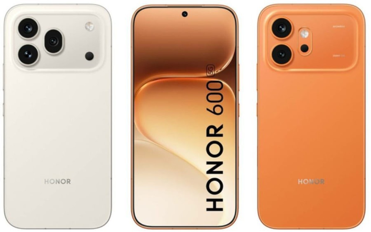 Honor 600 và 600 Pro lộ diện với thiết kế mặt lưng na ná iPhone 17 Pro, pin silicon 9000mAh